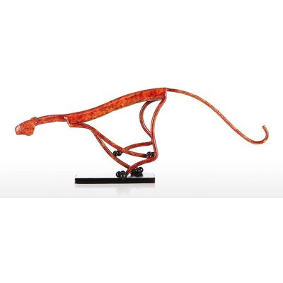 MIXHOME Élégante Sculpture De Léopard En Fer Par Tooarts – Décoration Intérieure, Artisanat, Sculpture Animalière En Métal - Publicité MIXHOME Élégante Sculpture De Léopard En Fer Par Tooarts – Décoration Intérieure, Artisanat, Sculpture Animalière En Métal - Publicité