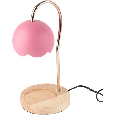 MCKENSA Lampe Chauffe-bougie Parfumée, Diffuseur De Cire Parfumée, Intensité Variable, Lanterne En Métal Avec Socle En Bois, Pour Chambre À Coucher, Prise Européenne - Publicité MCKENSA Lampe Chauffe-bougie Parfumée, Diffuseur De Cire Parfumée, Intensité Variable, Lanterne En Métal Avec Socle En Bois, Pour Chambre À Coucher, Prise Européenne - Publicité