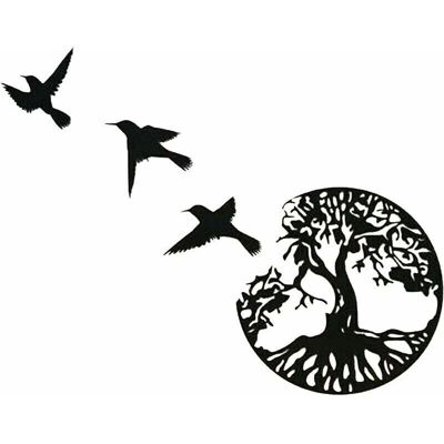 Andiamo Déco Murale.art Mural En Métal. Art De L'Arbre De Vie. Signe De famille Arbre En Métal. Décoration Murale. Décor D'Intérieur - Publicité Andiamo Déco Murale.art Mural En Métal. Art De L'Arbre De Vie. Signe De famille Arbre En Métal. Décoration Murale. Décor D'Intérieur - Publicité