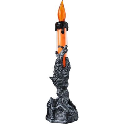 OEM Bougies Scintillantes Décoratives D'Halloween, Lumières Led Pour La Maison, Fête, Bar, Maison Hantée(couleur Orange) - Publicité OEM Bougies Scintillantes Décoratives D'Halloween, Lumières Led Pour La Maison, Fête, Bar, Maison Hantée(couleur Orange) - Publicité