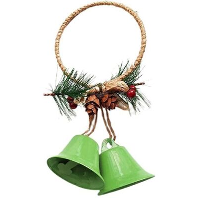 URSUS Décoration De Noël, Arbre De Noël, Double Cloches, Pommes De Pin, Nœud À Suspendre Au Mur, Couronne De Suspension - Publicité URSUS Décoration De Noël, Arbre De Noël, Double Cloches, Pommes De Pin, Nœud À Suspendre Au Mur, Couronne De Suspension - Publicité