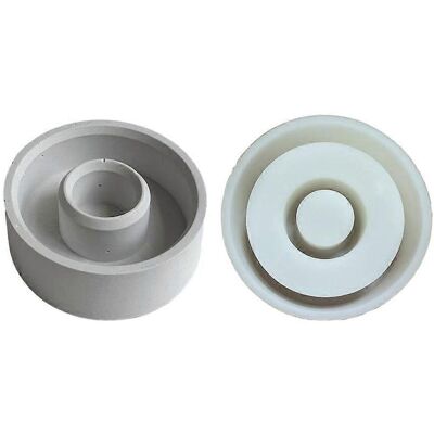 FLAMMKRAFT Moule À Bougie En Silicone Diy Fait Main, Petit Porte-bougie Rond En Cristal. Publicité FLAMMKRAFT Moule À Bougie En Silicone Diy Fait Main, Petit Porte-bougie Rond En Cristal. Publicité
