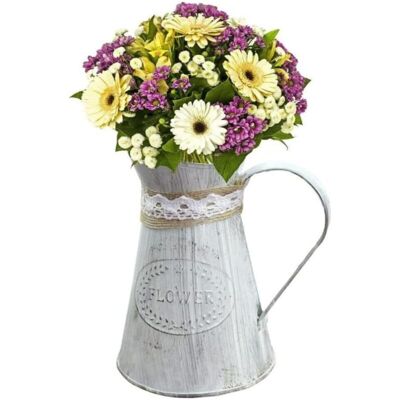 MOXIE Vase De Fer, Vase De Fer Vintage, Pichets De Métaux Rétro Fleurs Pour Le Bureau De Maison Décoration De Noël De Style Campagne Forgé - Publicité MOXIE Vase De Fer, Vase De Fer Vintage, Pichets De Métaux Rétro Fleurs Pour Le Bureau De Maison Décoration De Noël De Style Campagne Forgé - Publicité