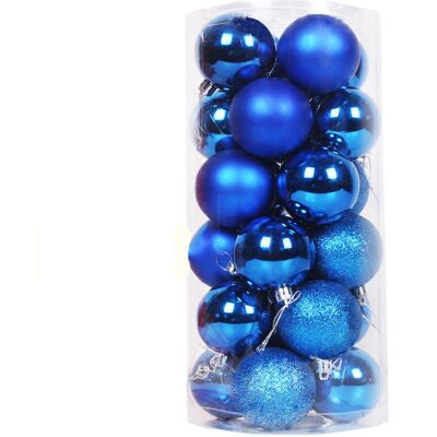 OEM Boules De Noel Decoration, Boules De Noël Ornements 24 Pièces Boules De Sapin De Noël Pour Décoration Sapin Diverses Décorations De Saison Ornements Décoratifs Pendentifs (bleu) - Publicité OEM Boules De Noel Decoration, Boules De Noël Ornements 24 Pièces Boules De Sapin De Noël Pour Décoration Sapin Diverses Décorations De Saison Ornements Décoratifs Pendentifs (bleu) - Publicité