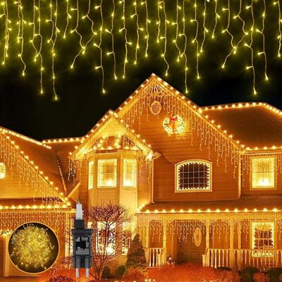 BALTERLEY Guirlande Lumineuse Led Fil De Cuivre Blanc Chaud Pour Intérieur Et Extérieur, 352 Led, 10 M, 8 Modes, Ip44 Pour Fêtes, Mariages, Jardin, Noël, Salon, Patio, Rideau - Publicité BALTERLEY Guirlande Lumineuse Led Fil De Cuivre Blanc Chaud Pour Intérieur Et Extérieur, 352 Led, 10 M, 8 Modes, Ip44 Pour Fêtes, Mariages, Jardin, Noël, Salon, Patio, Rideau - Publicité