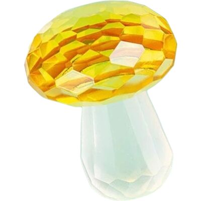 OEM Ornement Décoratif Champignon En Cristal, Lampe Solaire, Or - Publicité OEM Ornement Décoratif Champignon En Cristal, Lampe Solaire, Or - Publicité