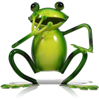 MIXHOME Tooarts Sculpture En Métal Grenouille Avec Bouche – Accessoires Pour La Maison, Artisanat - Publicité MIXHOME Tooarts Sculpture En Métal Grenouille Avec Bouche – Accessoires Pour La Maison, Artisanat - Publicité