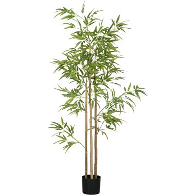 OEM Plante Artificielle Bambou Arbre Artificiel Hauteur 180 Cm Avec Pot, Décoration Interieur, Très Réaliste - Publicité OEM Plante Artificielle Bambou Arbre Artificiel Hauteur 180 Cm Avec Pot, Décoration Interieur, Très Réaliste - Publicité