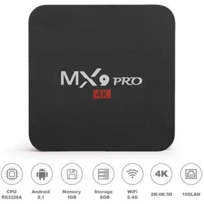 FANGMEDIA Mini Android Tv Box Android 9.0 Tv Box Amlogic S905x Quad-core 1 Go + 8go 4k Hd Wifi Media Player-a13 - Publicité FANGMEDIA Mini Android Tv Box Android 9.0 Tv Box Amlogic S905x Quad-core 1 Go + 8go 4k Hd Wifi Media Player-a13 - Publicité