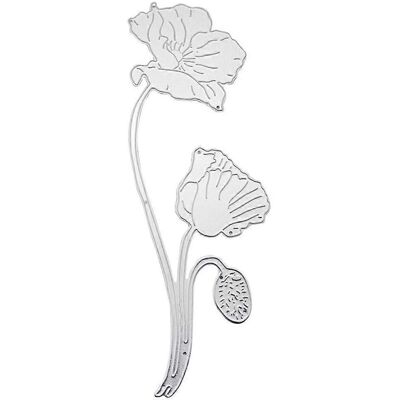 ALLAUVE Découpes En Métal En Forme De Fleur De Coquelicot Des Champs - Fournitures Pour La Création De Cartes D'Anniversaire Et De Noël À Faire Soi-même - Publicité ALLAUVE Découpes En Métal En Forme De Fleur De Coquelicot Des Champs - Fournitures Pour La Création De Cartes D'Anniversaire Et De Noël À Faire Soi-même - Publicité