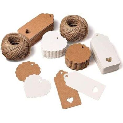 OEM 200 Étiquettes En Papier Kraft Avec Cœur Et Ficelle De Jute 50 M Pour Cadeaux De Mariage, Cadeaux De Noël, Cadeaux De Fête, Décoration De Cadeau. Publicité OEM 200 Étiquettes En Papier Kraft Avec Cœur Et Ficelle De Jute 50 M Pour Cadeaux De Mariage, Cadeaux De Noël, Cadeaux De Fête, Décoration De Cadeau. Publicité