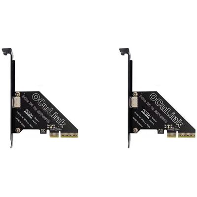 OEM Adapté Aux Cartes D'Extension 2x Pcie 4.0 X4, Prend En Charge Les Ssd Oculink Sff8611/8612 À Sff-8639 U.2 Et Convient Aux Cartes Graphiques Externes Dans Les Systèmes Windows/linux. Publicité OEM Adapté Aux Cartes D'Extension 2x Pcie 4.0 X4, Prend En Charge Les Ssd Oculink Sff8611/8612 À Sff-8639 U.2 Et Convient Aux Cartes Graphiques Externes Dans Les Systèmes Windows/linux. Publicité