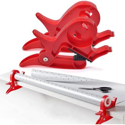Zanussi Rouge,pinces À Papier Cadeau D'Emballage, Wrapping Paper Gift Wrap Cutter, 2 Pièces Pinces De Table Pour Emballage Cadeau De Noël, Outil D'Emballage Cadeau De Table, Portepapier D'Emballage Cadeau - Publicité Zanussi Rouge,pinces À Papier Cadeau D'Emballage, Wrapping Paper Gift Wrap Cutter, 2 Pièces Pinces De Table Pour Emballage Cadeau De Noël, Outil D'Emballage Cadeau De Table, Portepapier D'Emballage Cadeau - Publicité