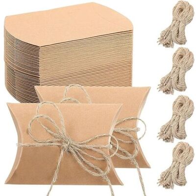 OEM 100pcs Boites Cadeaux Kraft, Papier Cadeau Mini Boite De Bonbons Emballages De Cadeaux Pour Anniversaire Faveurs Mariage Sainte Nouvel An Noël Saint Valentin 6 X 9cm Avec 40m Chaîne De - Publicité OEM 100pcs Boites Cadeaux Kraft, Papier Cadeau Mini Boite De Bonbons Emballages De Cadeaux Pour Anniversaire Faveurs Mariage Sainte Nouvel An Noël Saint Valentin 6 X 9cm Avec 40m Chaîne De - Publicité