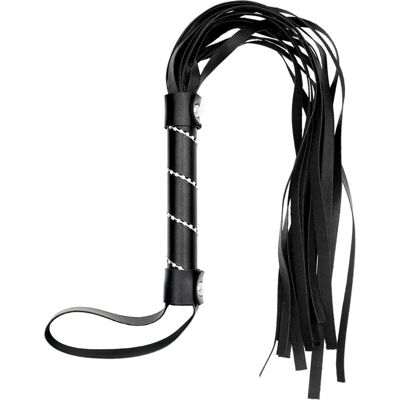 TRYWISE Fouet De Dressage En Cuir Noir Avec Pommeau Et Franges, Cravache Professionnelle Pour L'Équitation, Entraînement Et Compétition - Publicité TRYWISE Fouet De Dressage En Cuir Noir Avec Pommeau Et Franges, Cravache Professionnelle Pour L'Équitation, Entraînement Et Compétition - Publicité