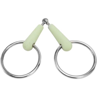 OEM Mors De Filet De Cheval En Acier Inoxydable Enveloppé De Caoutchouc, Bouche À Anneau Ample Pour L'Entraînement À L'Équitation-crezuo - Publicité OEM Mors De Filet De Cheval En Acier Inoxydable Enveloppé De Caoutchouc, Bouche À Anneau Ample Pour L'Entraînement À L'Équitation-crezuo - Publicité