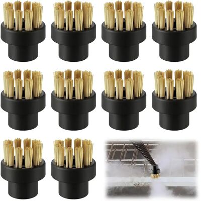 OEM Lot De 10 Brosses De Nettoyage Pour Nettoyeurs Vapeur Dupray, Brosses En Laiton, Têtes De Brosse Pour Nettoyeur Vapeur, Brosses Métalliques, Accessoires De Nettoyage Multi-surfaces - Publicité OEM Lot De 10 Brosses De Nettoyage Pour Nettoyeurs Vapeur Dupray, Brosses En Laiton, Têtes De Brosse Pour Nettoyeur Vapeur, Brosses Métalliques, Accessoires De Nettoyage Multi-surfaces - Publicité