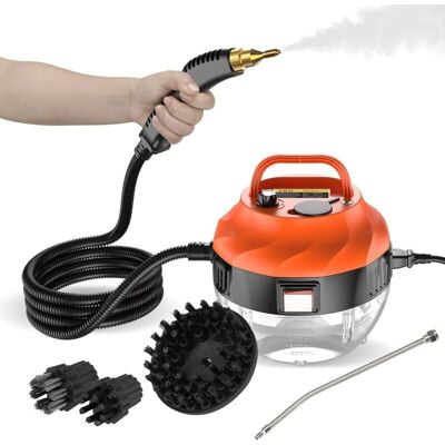 OEM 1 Nettoyeur Vapeur 1500 W, À Main Avec 3 Têtes Réglables Sur 6 Niveaux, Vapeur À 105 °c Et 3 Bars Pour Nettoyage Profond Des Sols, Canapés Et Surfaces - Publicité OEM 1 Nettoyeur Vapeur 1500 W, À Main Avec 3 Têtes Réglables Sur 6 Niveaux, Vapeur À 105 °c Et 3 Bars Pour Nettoyage Profond Des Sols, Canapés Et Surfaces - Publicité