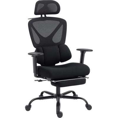OEM Chaise De Bureau Ergonomique À Roulettes, Revêtement En Maille, Soutien Lombaire, Chaise D'Ordinateur Avec Accoudoirs Et Appui-tête Réglable - Publicité OEM Chaise De Bureau Ergonomique À Roulettes, Revêtement En Maille, Soutien Lombaire, Chaise D'Ordinateur Avec Accoudoirs Et Appui-tête Réglable - Publicité