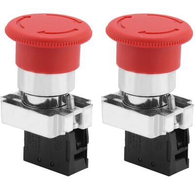 PELTOR Jeffergarden Lot De 2 Boutons D'Arrêt D'Urgence Rouges 22 Mm Xb5 - Publicité PELTOR Jeffergarden Lot De 2 Boutons D'Arrêt D'Urgence Rouges 22 Mm Xb5 - Publicité