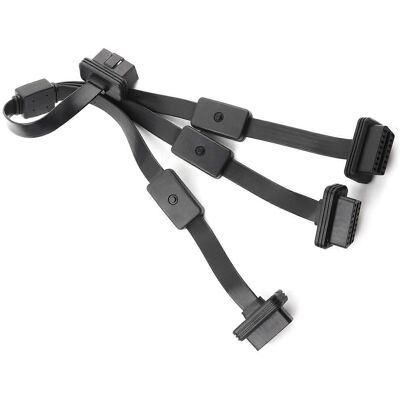 FLAMMKRAFT Connecteur Obd2 16 Broches 1 Mâle Vers 3 Femelles, Câble D'Extension Avec Interrupteur Marche/arrêt, Adaptateur Multifonction Pour Diagnostic Auto. Publicité FLAMMKRAFT Connecteur Obd2 16 Broches 1 Mâle Vers 3 Femelles, Câble D'Extension Avec Interrupteur Marche/arrêt, Adaptateur Multifonction Pour Diagnostic Auto. Publicité