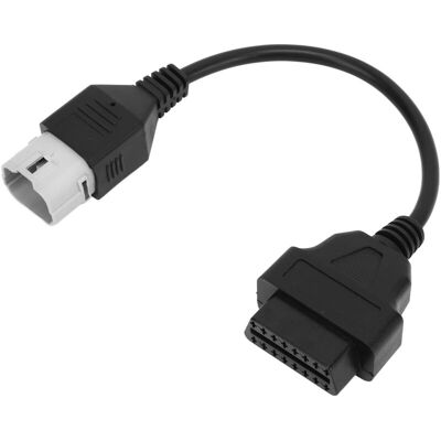 PELTOR Jeffergarden Câble Obd2 6 Broches Obdii, Adaptateur De Connecteur De Diagnostic De Remplacement Pour Motos Suzuki - Publicité PELTOR Jeffergarden Câble Obd2 6 Broches Obdii, Adaptateur De Connecteur De Diagnostic De Remplacement Pour Motos Suzuki - Publicité