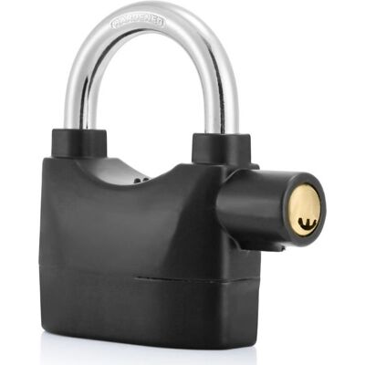 SANS MARQUE Cadenas Alarme, Fonction D'Alarme, 110 Db, 10,6 X 9,27 X 3,3 Cm, Noir - Publicité SANS MARQUE Cadenas Alarme, Fonction D'Alarme, 110 Db, 10,6 X 9,27 X 3,3 Cm, Noir - Publicité