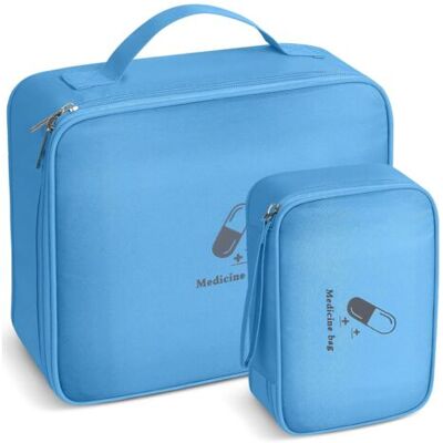 SCORPIO Trousse De Secours Vide, 2 Pièces Étanche Sac De Médecine Portable, Trousse De Médecine Sac D'Urgence De Grande Capacité, Sac De Rangement De Médicaments Pour Maison, Bureau, Voyages - Publicité SCORPIO Trousse De Secours Vide, 2 Pièces Étanche Sac De Médecine Portable, Trousse De Médecine Sac D'Urgence De Grande Capacité, Sac De Rangement De Médicaments Pour Maison, Bureau, Voyages - Publicité