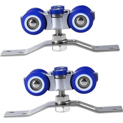 Vision 2 Roulettes En Acier Inoxydable Pour Portes De Douche Coulissantes, Pivotant À 360°, Compatibles Avec Les Portes Simples, Pliantes Ou Coulissantes Multiples. Publicité Vision 2 Roulettes En Acier Inoxydable Pour Portes De Douche Coulissantes, Pivotant À 360°, Compatibles Avec Les Portes Simples, Pliantes Ou Coulissantes Multiples. Publicité