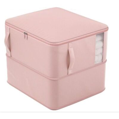 Zanussi Organiseur Compact Ultra Compact, Sac De Rangement Portable For Couettes, Couvertures Et Literie Avec Rouleau Anti Peluches(pink,xl(51 X 42 X 50)) - Publicité Zanussi Organiseur Compact Ultra Compact, Sac De Rangement Portable For Couettes, Couvertures Et Literie Avec Rouleau Anti Peluches(pink,xl(51 X 42 X 50)) - Publicité