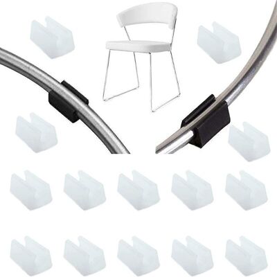 Scotch 32pcs Patin Pied Chaise Tube Embout Tampon Capuchon Bouchon Protection Plancher Meuble Forme U En Plastique Chaise Casquettes,chaise Jambe Caps Silicone Tube Pince (10mm,blanc),de - Publicité Scotch 32pcs Patin Pied Chaise Tube Embout Tampon Capuchon Bouchon Protection Plancher Meuble Forme U En Plastique Chaise Casquettes,chaise Jambe Caps Silicone Tube Pince (10mm,blanc),de - Publicité