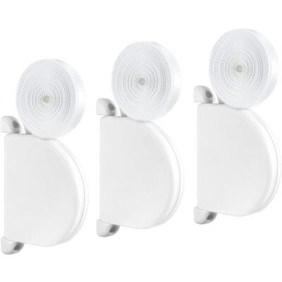 ACKERMAN Coocheer – Lot De 3 Enrouleurs Manuels Pour Volet Roulant – Sangle 14 Mm X 5 M – Plastique Abs Blanc – Espacement Des Trous 145 Mm - Publicité ACKERMAN Coocheer – Lot De 3 Enrouleurs Manuels Pour Volet Roulant – Sangle 14 Mm X 5 M – Plastique Abs Blanc – Espacement Des Trous 145 Mm - Publicité
