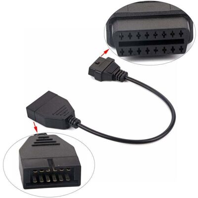OEM Pour Gm Obd1 12 Broches À Obd2 16 Broches Cble Adaptateur De Connecteur D'Outil De Diagnostic - Publicité OEM Pour Gm Obd1 12 Broches À Obd2 16 Broches Cble Adaptateur De Connecteur D'Outil De Diagnostic - Publicité