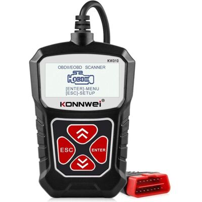 PELTOR Jeffergarden Kw310 - Scanner Obd2 De Diagnostic De Voiture Obdii/eobd Can - Noir - Publicité PELTOR Jeffergarden Kw310 - Scanner Obd2 De Diagnostic De Voiture Obdii/eobd Can - Noir - Publicité