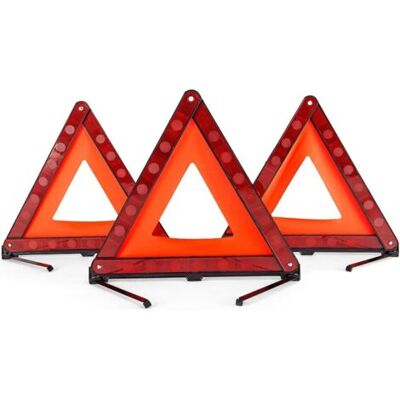 SCORPIO Kits D'Urgence Triangles De Signalisation Panneau D'Avertissement Pour Auto Sécurité Pliable Réfléchissant Universel Plastique (lot De 3) - Publicité SCORPIO Kits D'Urgence Triangles De Signalisation Panneau D'Avertissement Pour Auto Sécurité Pliable Réfléchissant Universel Plastique (lot De 3) - Publicité
