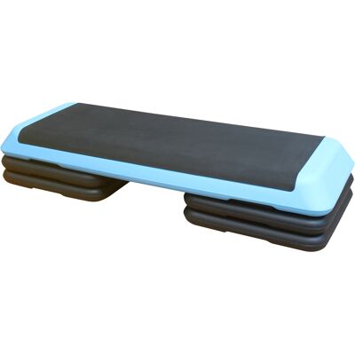ACKERMAN 110cm Exercise Aerobic Step Platform, Adjustable Height Aerobic Step Workout Step With 4 Risers, Aerobics Stepper Workout Stepper For Home Gym Cardio Strength & Training (blue) - Publicité ACKERMAN 110cm Exercise Aerobic Step Platform, Adjustable Height Aerobic Step Workout Step With 4 Risers, Aerobics Stepper Workout Stepper For Home Gym Cardio Strength & Training (blue) - Publicité