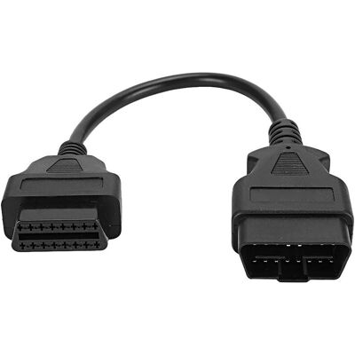 MOXIE Obd 16pin 0.3m/0.98ft Mle À Femelle Cble D'Extension Connecteur Adaptateur De Diagnostic - Publicité MOXIE Obd 16pin 0.3m/0.98ft Mle À Femelle Cble D'Extension Connecteur Adaptateur De Diagnostic - Publicité