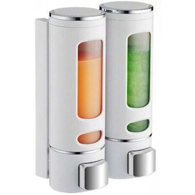 Vision Distributeur Savon Mural 400 Ml X 2 Distributeur Shampoing Et Gel Douche Distributeur Savon Douche Double Distributeur De Savon Liquide Mural Manuel Distributeur De Désinfection Des Mains - Publicité Vision Distributeur Savon Mural 400 Ml X 2 Distributeur Shampoing Et Gel Douche Distributeur Savon Douche Double Distributeur De Savon Liquide Mural Manuel Distributeur De Désinfection Des Mains - Publicité