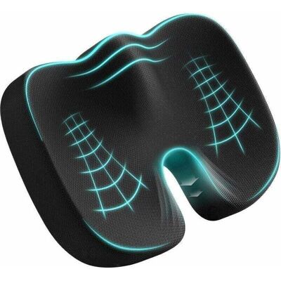 OEM Coussin Ergonomique En Mousse À Mémoire De Forme Pour Coccyx, Confort Orthopédique Pour Bureau, Voiture Et Fauteuil Roulant - Publicité OEM Coussin Ergonomique En Mousse À Mémoire De Forme Pour Coccyx, Confort Orthopédique Pour Bureau, Voiture Et Fauteuil Roulant - Publicité
