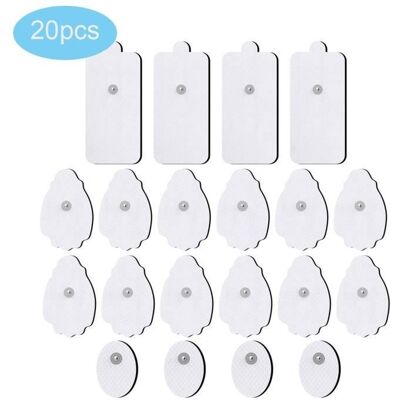Cellfast 20 Électrodes Compatibles Avec Les Électrostimulation Ems/tens - Accessoires Pour Électrostimulateur - Publicité Cellfast 20 Électrodes Compatibles Avec Les Électrostimulation Ems/tens - Accessoires Pour Électrostimulateur - Publicité
