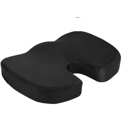 ABYSSE Coussin Assise Ergonomique Mousse À Mémoire De Forme 45x35x7cm – Soutien Coccyx – Perméable À L'Air Pour Confort Été - Publicité ABYSSE Coussin Assise Ergonomique Mousse À Mémoire De Forme 45x35x7cm – Soutien Coccyx – Perméable À L'Air Pour Confort Été - Publicité