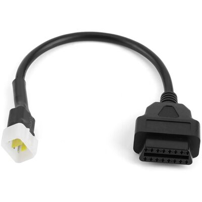 PELTOR Jeffergarden Câble Adaptateur De Diagnostic 6 Broches Vers Obd2 16 Pouces Connecteur De Détection De Défaut De Moto Pour Sinnis - Publicité PELTOR Jeffergarden Câble Adaptateur De Diagnostic 6 Broches Vers Obd2 16 Pouces Connecteur De Détection De Défaut De Moto Pour Sinnis - Publicité