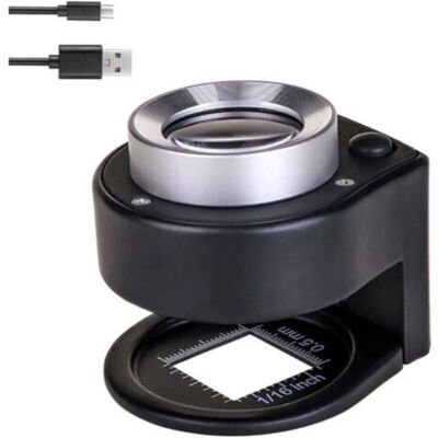 Vision Loupe De Bijoutier Portable Rechargeable Avec 6 Led - Échelle Pliable - Boucle Oculaire Pour L'Examen Optique Des Textiles, Bijoux, Pièces De Monnaie Et Timbres - Publicité Vision Loupe De Bijoutier Portable Rechargeable Avec 6 Led - Échelle Pliable - Boucle Oculaire Pour L'Examen Optique Des Textiles, Bijoux, Pièces De Monnaie Et Timbres - Publicité