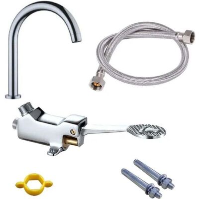 OEM Ensemble Complet De Robinet À Pédale Mains Libres, Robinet De Contrôle Au Sol Sans Contact Pour Laboratoire Médical D'Hôpital-dou - Publicité OEM Ensemble Complet De Robinet À Pédale Mains Libres, Robinet De Contrôle Au Sol Sans Contact Pour Laboratoire Médical D'Hôpital-dou - Publicité