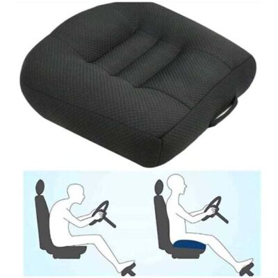 ABYSSE Coussin Voiture Rehausseur, Rehausseur Voiture Adulte, Coussin D'Élévation De Siège De Voiture Pour Le Soulagement Et Le Confort Avec Maille Respirante(noir) - Publicité ABYSSE Coussin Voiture Rehausseur, Rehausseur Voiture Adulte, Coussin D'Élévation De Siège De Voiture Pour Le Soulagement Et Le Confort Avec Maille Respirante(noir) - Publicité