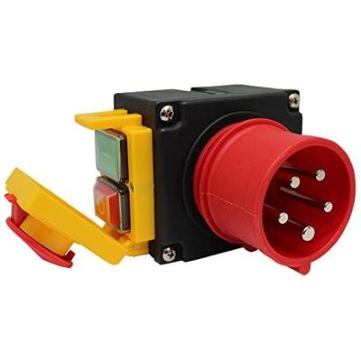 Vision Interrupteur/prise Combiné Dz08-3 400 V Avec Arrêt D'Urgence Et Inverseur De Phase - Identique Au Kedu Koa7 - Publicité Vision Interrupteur/prise Combiné Dz08-3 400 V Avec Arrêt D'Urgence Et Inverseur De Phase - Identique Au Kedu Koa7 - Publicité