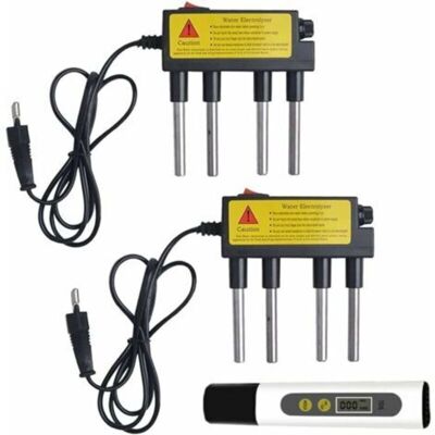 Vision Eau Electrolyseur Test Électrolyse,testeur Portable De Qualité De L'Eau Moniteur D'Impuretés D'Eau Léger Moniteur De Test D'Électrolyseur - Publicité Vision Eau Electrolyseur Test Électrolyse,testeur Portable De Qualité De L'Eau Moniteur D'Impuretés D'Eau Léger Moniteur De Test D'Électrolyseur - Publicité
