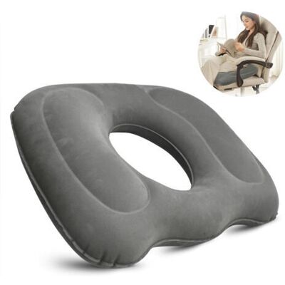 OEM , 45x39cm Coussin De Siège Gonflable Pour Hémorroïdes - Coussin D’assise Orthopédique Rond Avec pompe, Soulage Les Héamorroïdes, Le Coccyx Ou Les Douleurs Postnatales - Publicité OEM , 45x39cm Coussin De Siège Gonflable Pour Hémorroïdes - Coussin D’assise Orthopédique Rond Avec pompe, Soulage Les Héamorroïdes, Le Coccyx Ou Les Douleurs Postnatales - Publicité