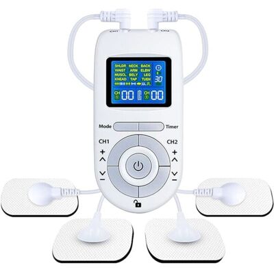 OEM Stimulateur Musculaire Tens -double Canal - 20 Modes - Electrodes 2" Et 2"x4" - Soulagement Professionnel-dou - Publicité OEM Stimulateur Musculaire Tens -double Canal - 20 Modes - Electrodes 2" Et 2"x4" - Soulagement Professionnel-dou - Publicité