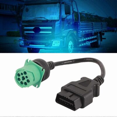 FLAMMKRAFT Câble Adaptateur Obd2 Mâle 9 Broches Vers 16 Broches Pour Diagnostic Camion Moteur Cummins Diesel, Scanner Connecteur Compatible. Publicité FLAMMKRAFT Câble Adaptateur Obd2 Mâle 9 Broches Vers 16 Broches Pour Diagnostic Camion Moteur Cummins Diesel, Scanner Connecteur Compatible. Publicité